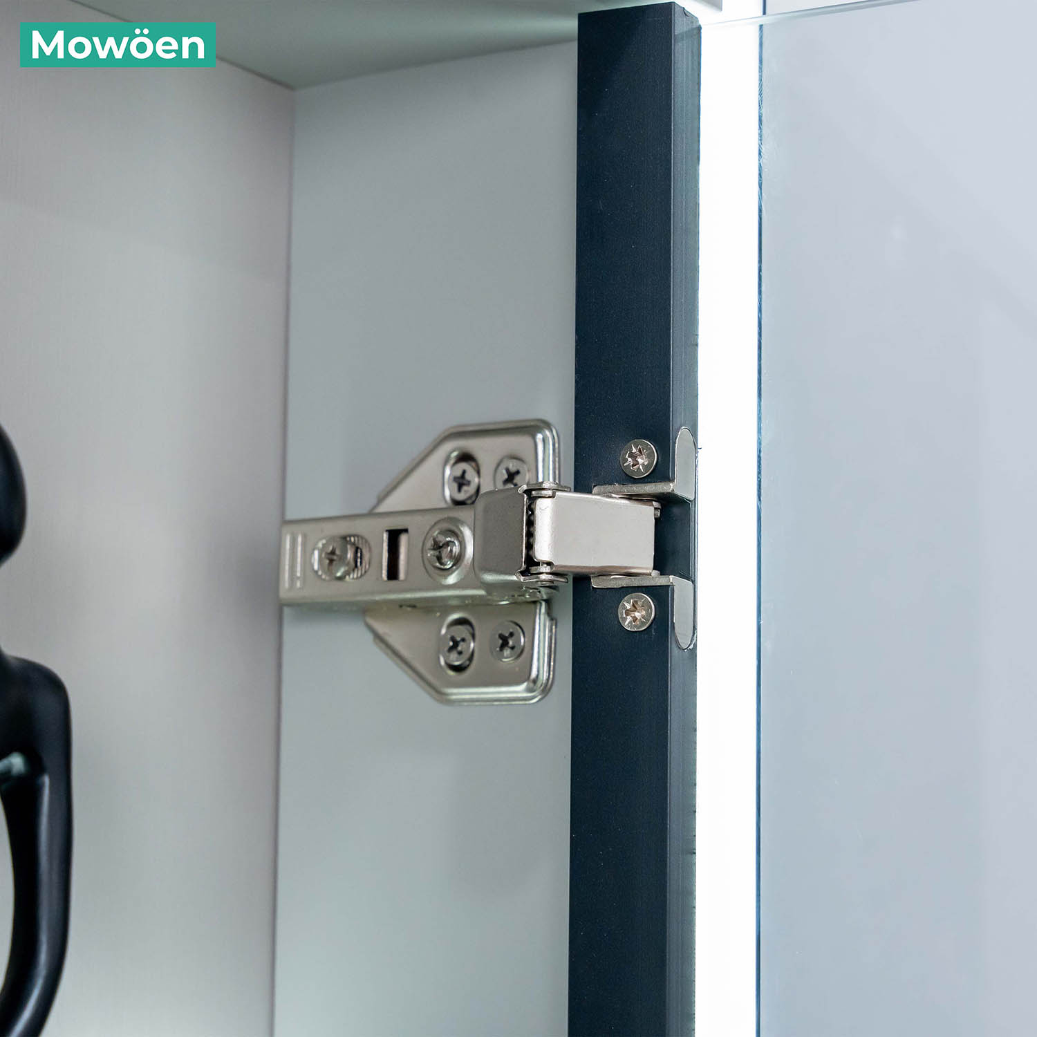 Bộ tủ chậu và tủ gương led size 800mm MOWOEN MW6632-80