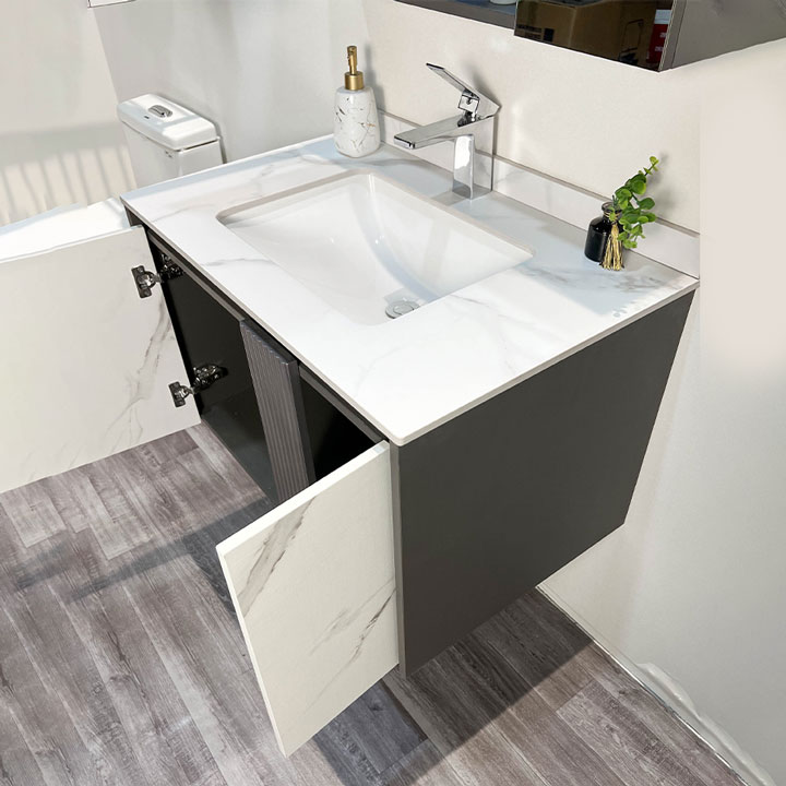 Bộ tủ chậu và tủ gương led size 600mm MOWOEN MW6637-60