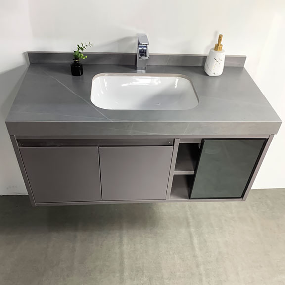 Bộ tủ chậu và gương led size 1000mm MOWOEN MW6803S-100