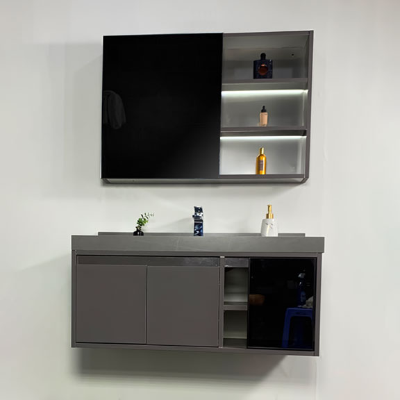 Bộ tủ chậu và gương led size 1000mm MOWOEN MW6803S-100