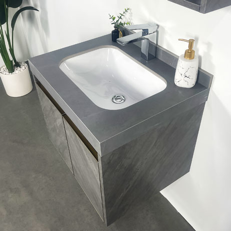 Bộ tủ chậu và gương size 600mm MOWOEN MW6806S-60