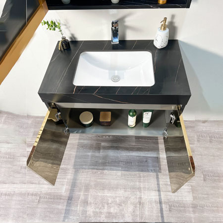 Bộ tủ chậu và gương size 800mm MOWOEN MW6808S-80