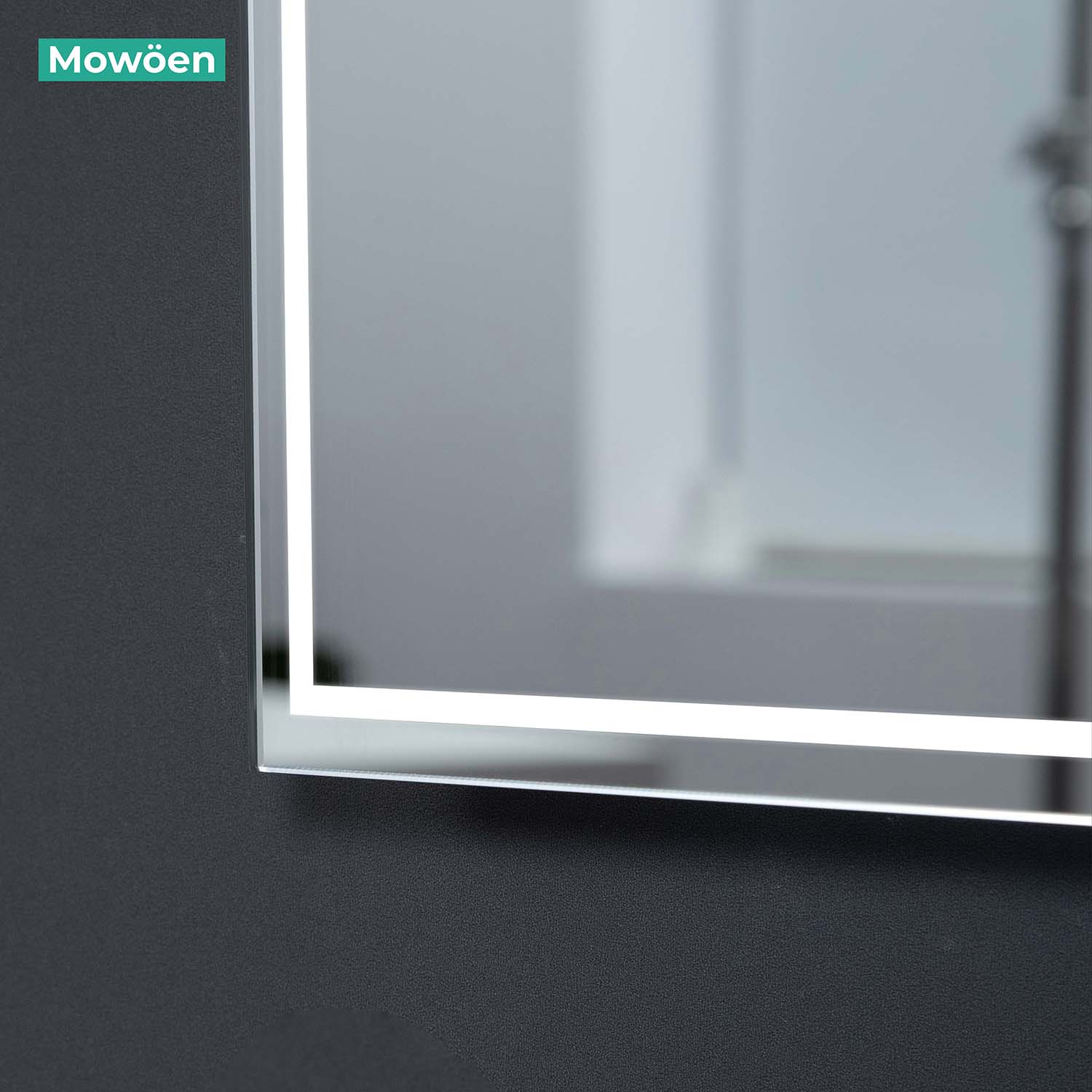 Bộ tủ chậu và gương led size 800mm MOWOEN MW6809S-80R