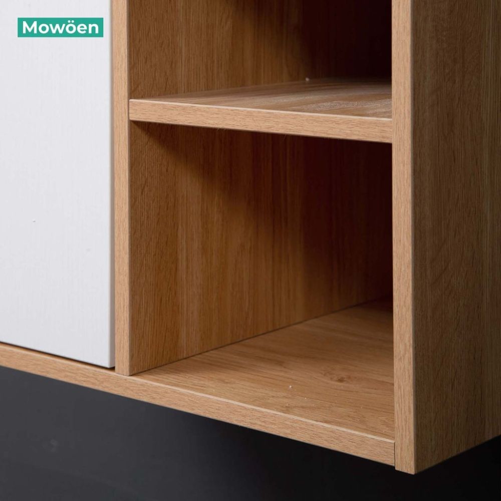 Bộ tủ chậu và gương led size 800mm MOWOEN MW9567R-80