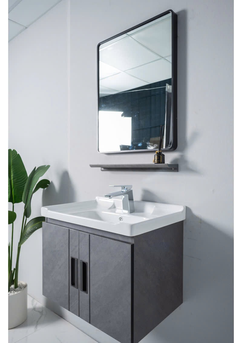 Bộ tủ chậu và tủ gương size 600mm MOWOEN MW6562-60