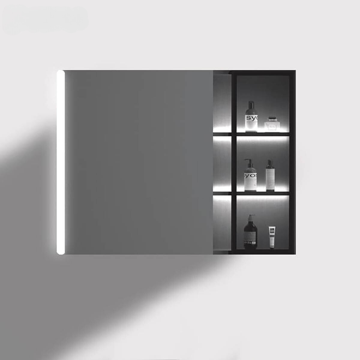 Tủ gương có đèn LED sizre 950mm MOWOEN MW6635B-100M