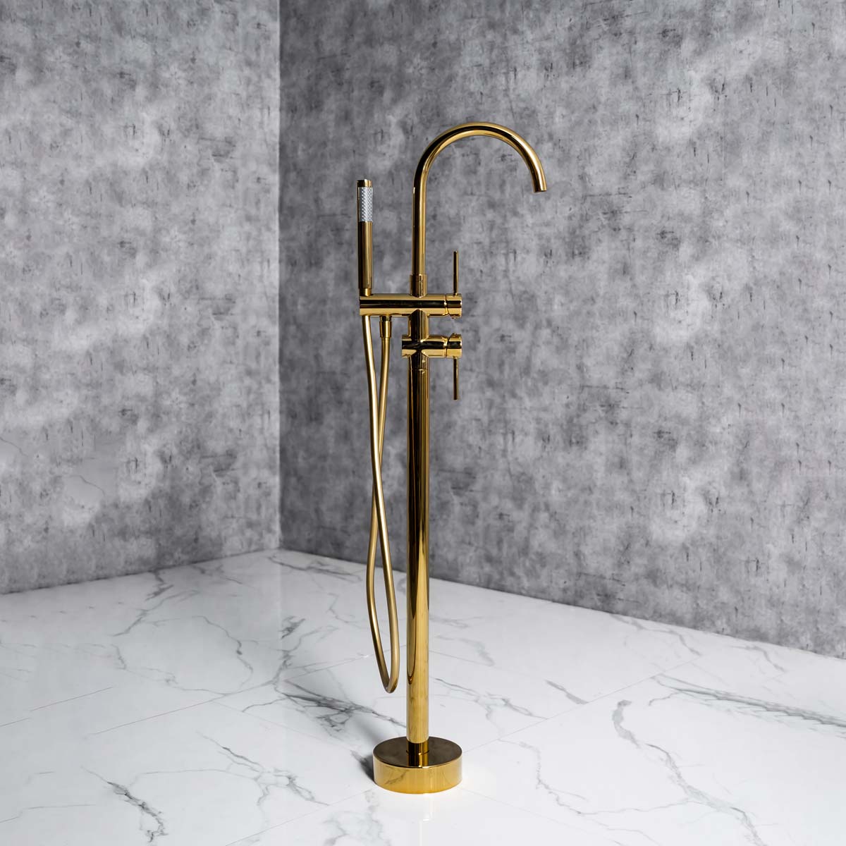 Bộ vòi sen xả bồn đặt sàn Alin Series MOWOEN ALIN-FB0001