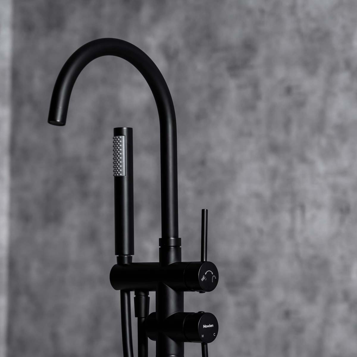 Bộ vòi sen xả bồn đặt sàn Alin Series MOWOEN ALIN-FB0001