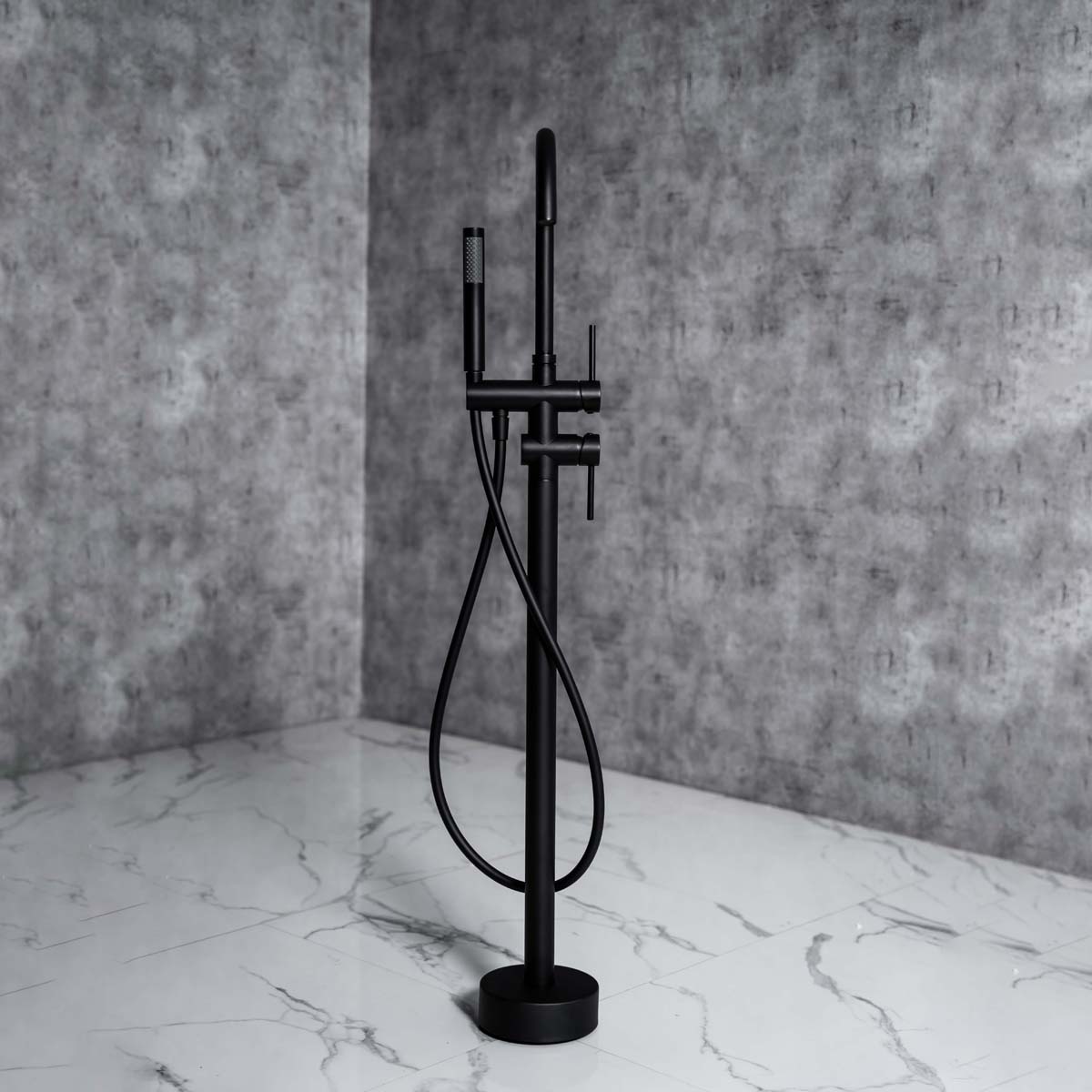 Bộ vòi sen xả bồn đặt sàn Alin Series MOWOEN ALIN-FB0001