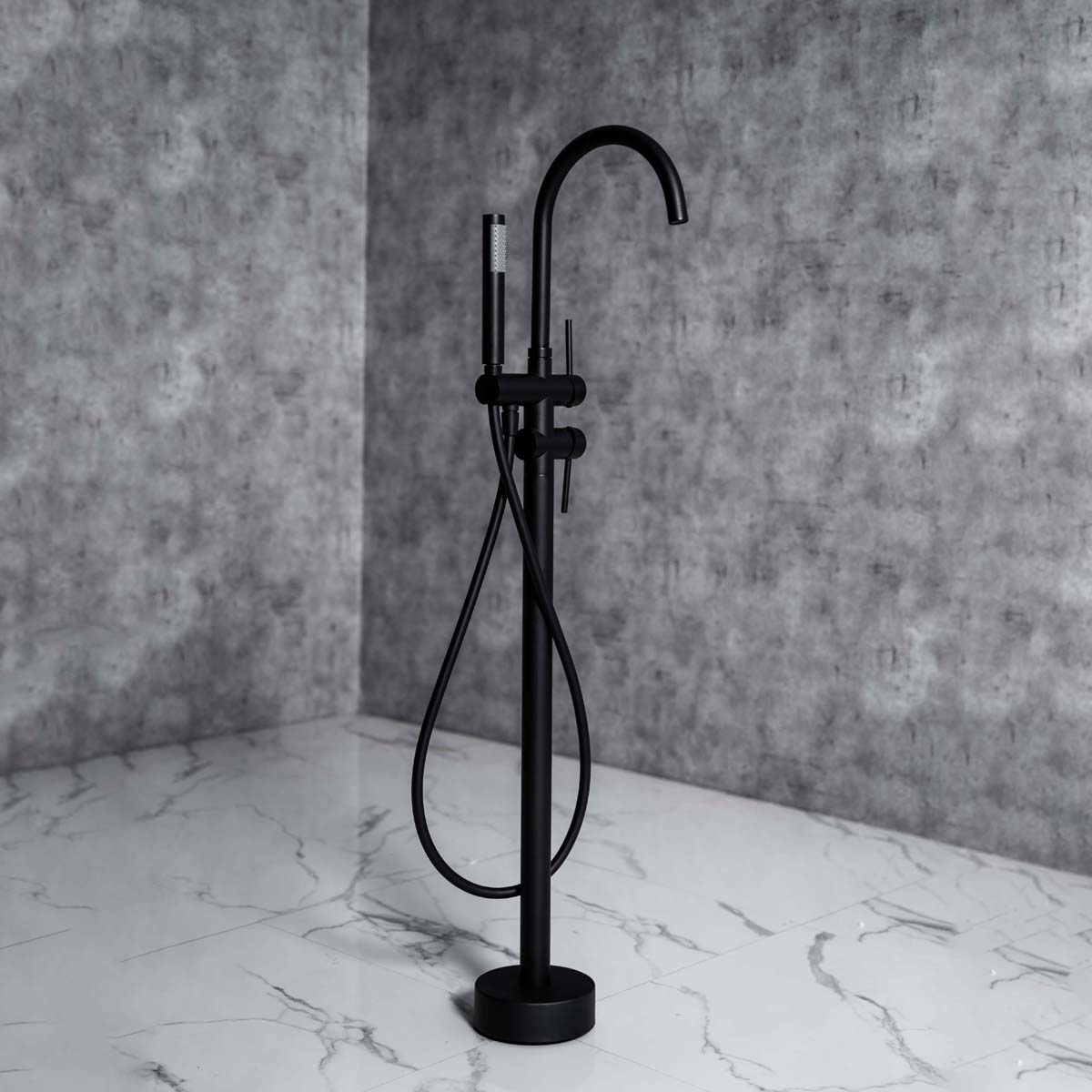 Bộ vòi sen xả bồn đặt sàn Alin Series MOWOEN ALIN-FB0001