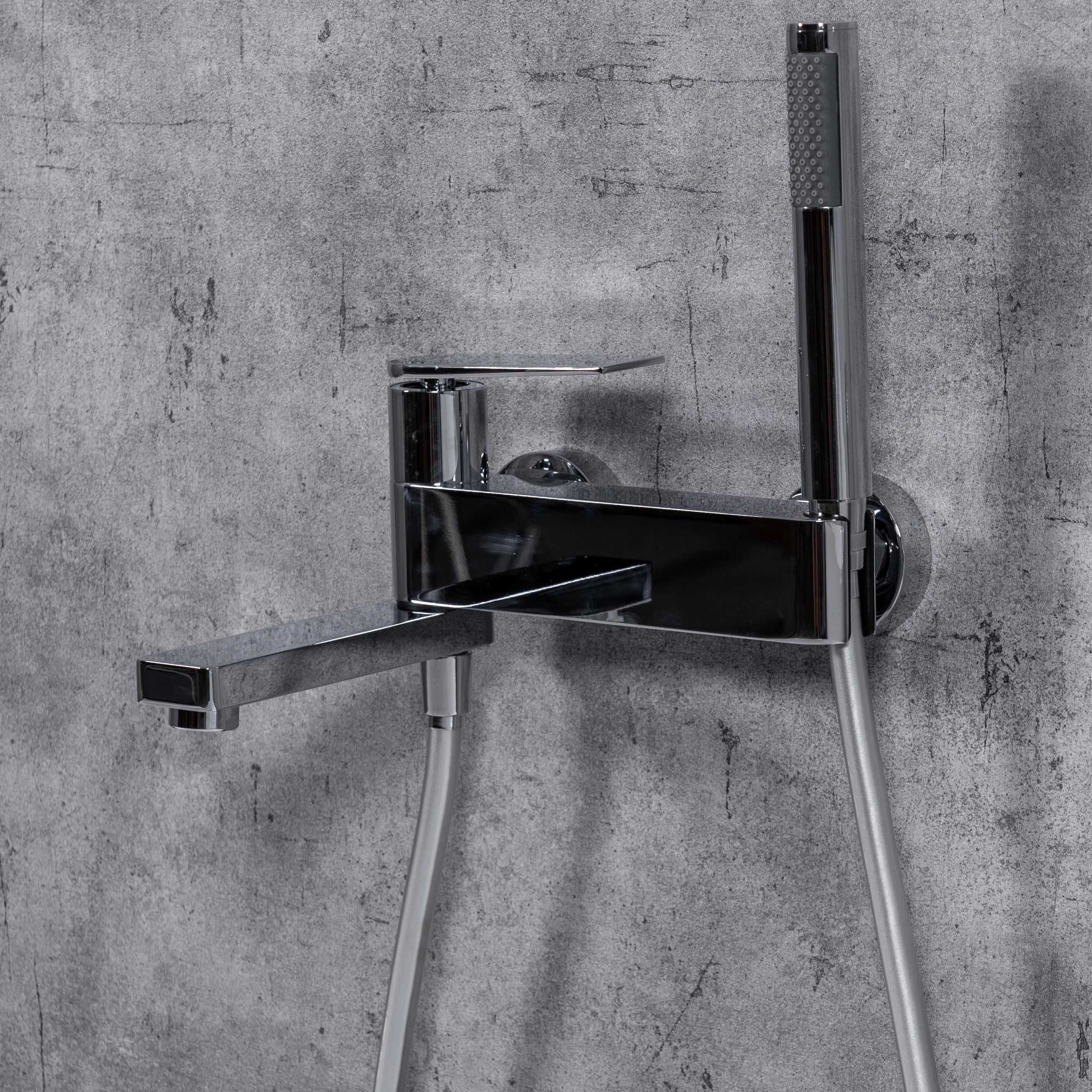 Bộ vòi sen xả bồn gắn tường MOWOEN MONICA-FB0006-2C