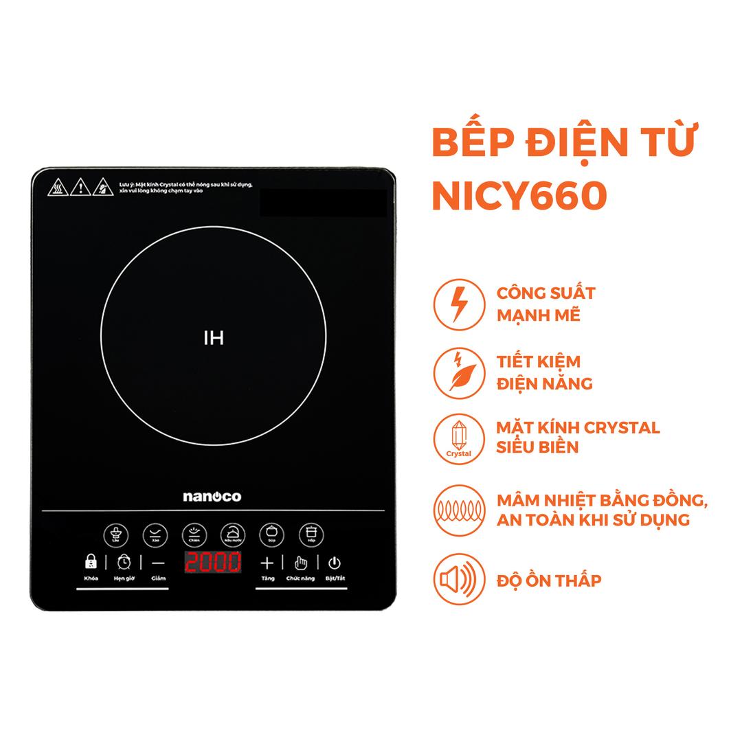 Bếp điện từ đơn Nanoco NICY660