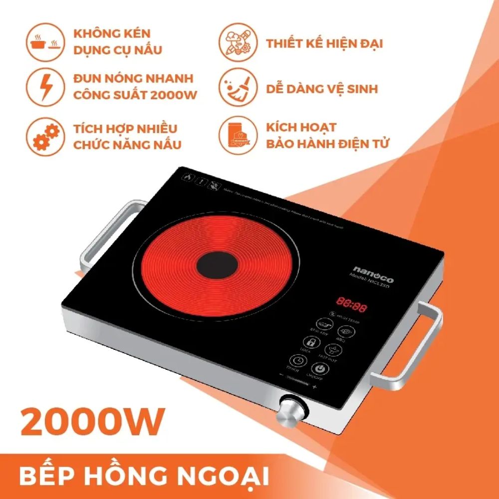 Bếp hồng ngoại đơn Nanoco NICL350