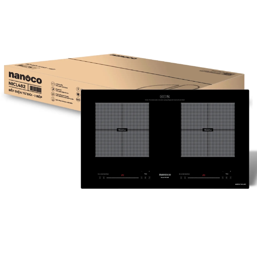 Bếp điện từ đôi Nanoco NICL482