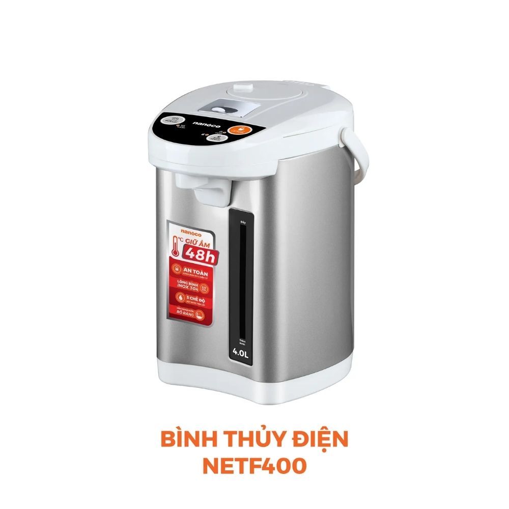 Bình thủy điện 4L Nanoco NETF400