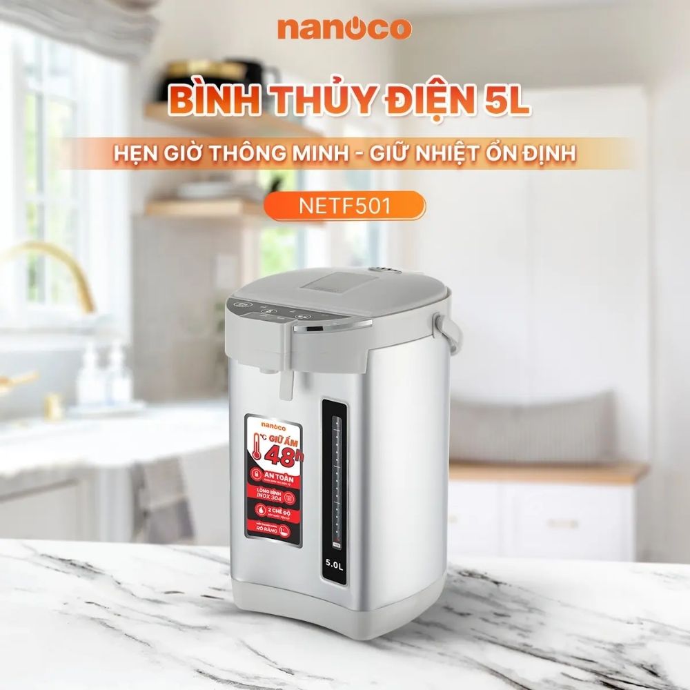 Bình thủy điện 5L Nanoco NETF501