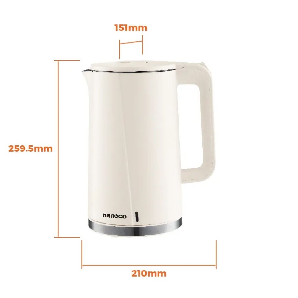 Bình đun siêu tốc 1.7L Nanoco NKT1718