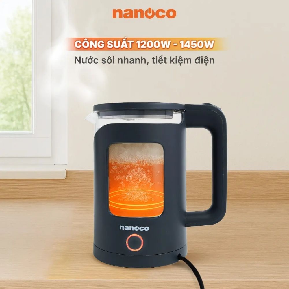 Bình đun siêu tốc 1.7L Nanoco NKT1761