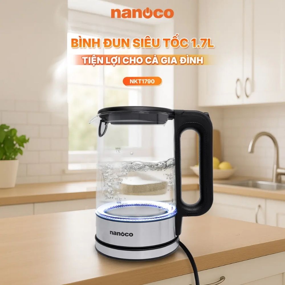 Bình đun siêu tốc 1.7L Nanoco NKT1790