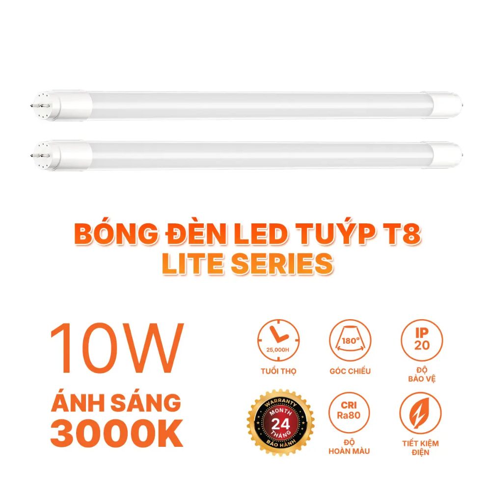 Đèn Led tuýp T8 0.6m 10W Nanoco NT8G106 / NT8G103 Lite Series