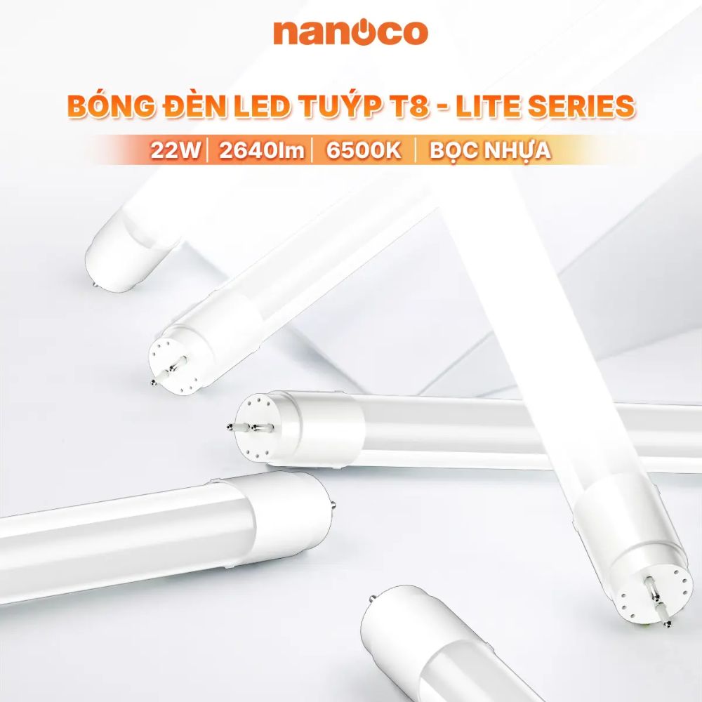 Đèn Led tuýp T8 1.2m 22W Lite Series Nanoco NT8P226 / NT8P223