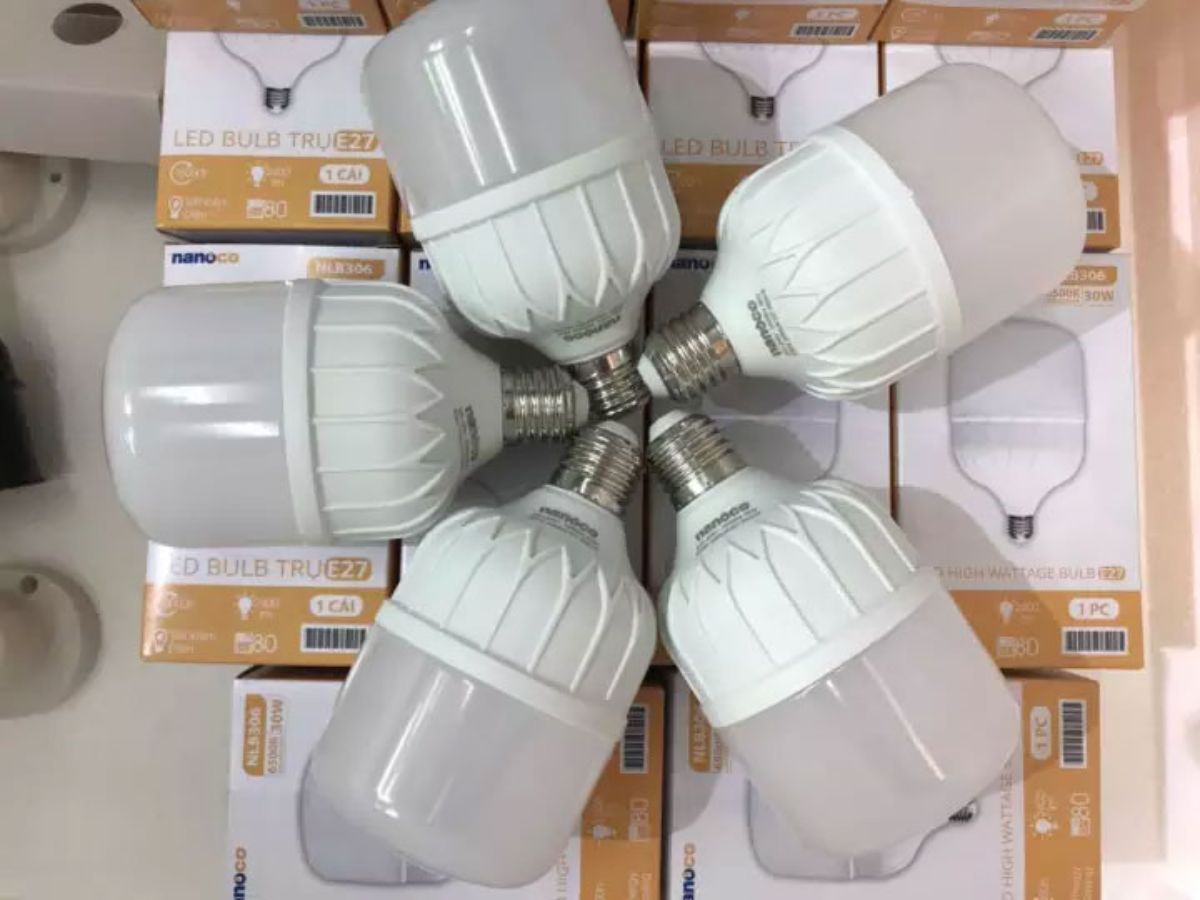 Bóng đèn LED bulb trụ E27 20W Nanoco NLB206