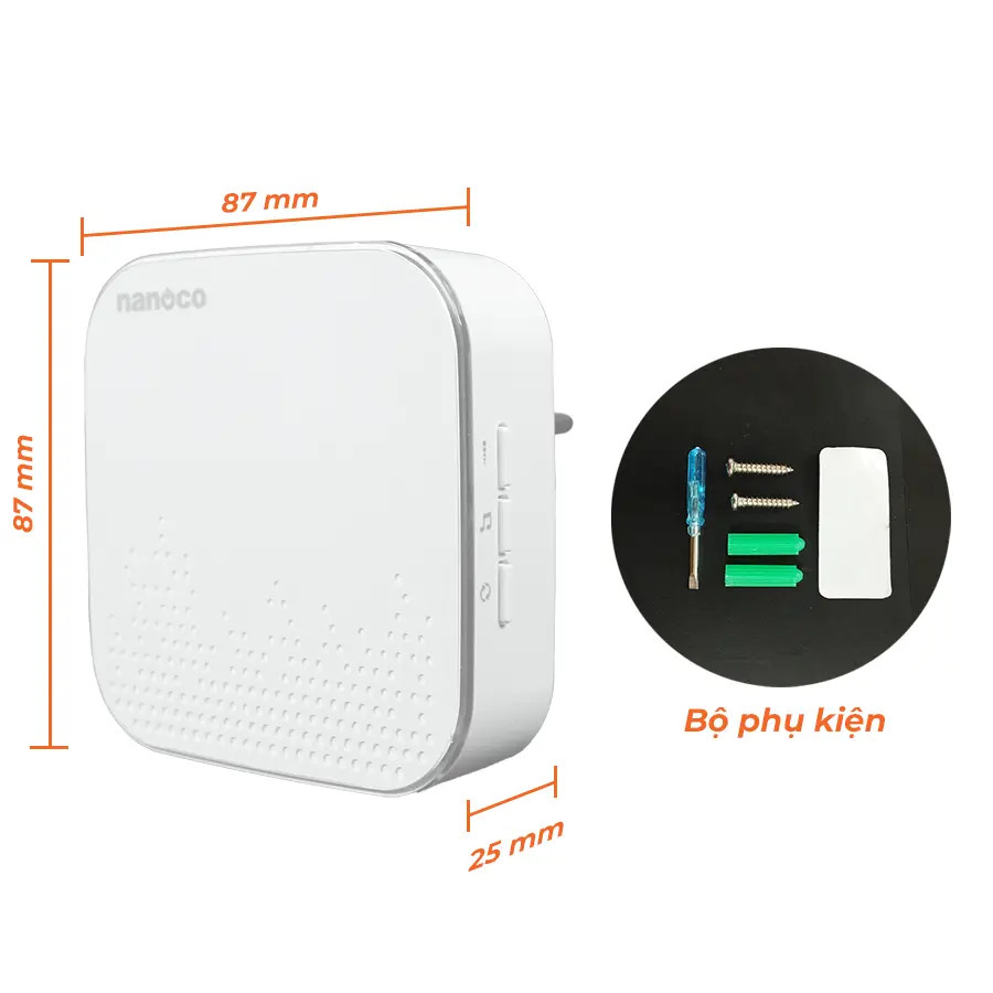 Chuông điện không dây Nanoco ND1561