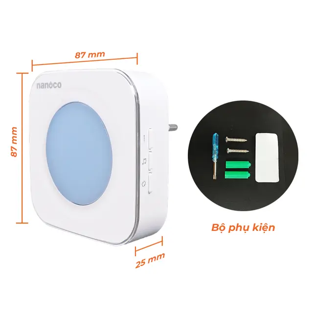 Bộ chuông điện không dây Nanoco ND157