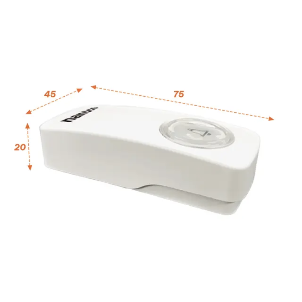 Nút chuông không dùng pin Nanoco NDT153W/BK