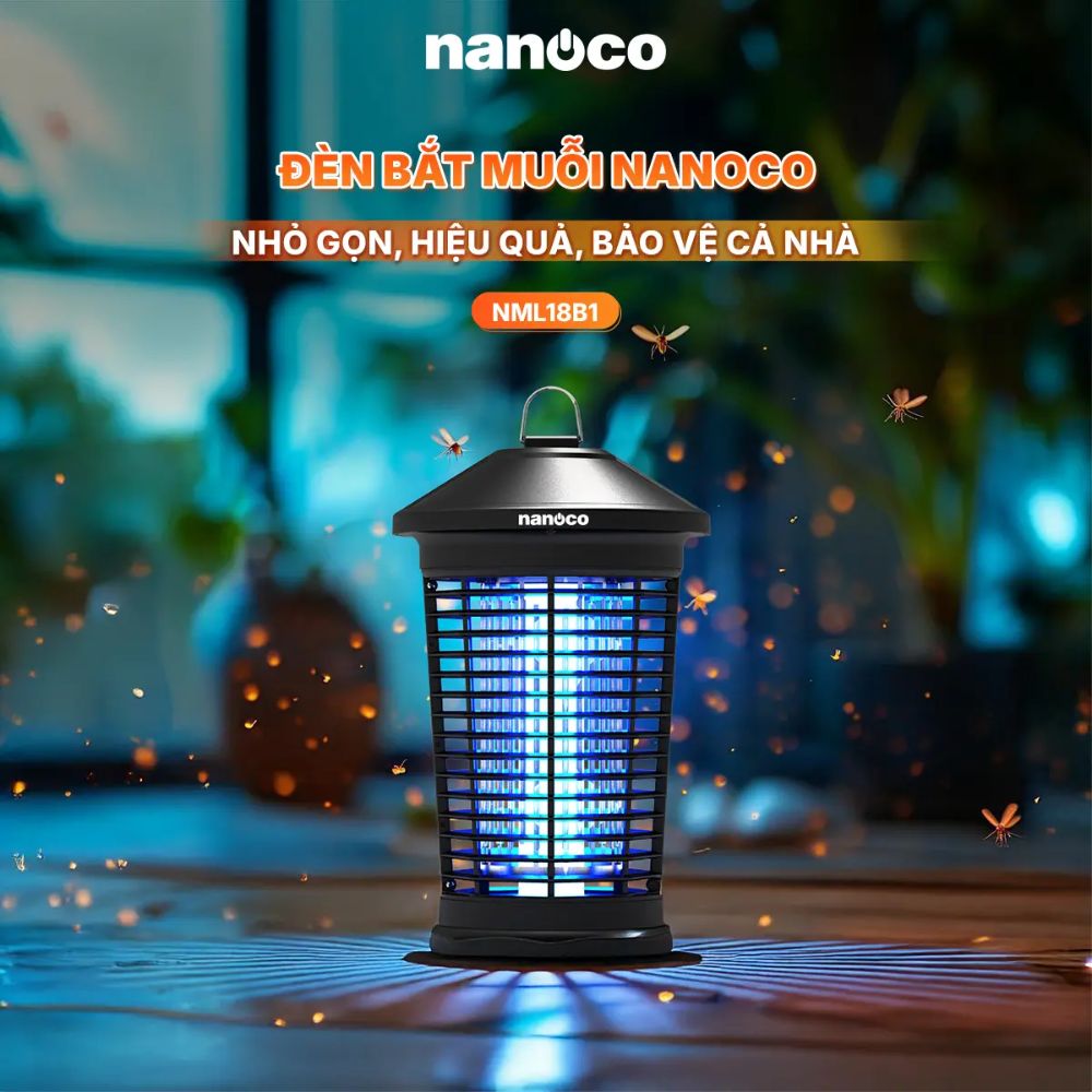 Đèn bắt muỗi Nanoco NML18B1