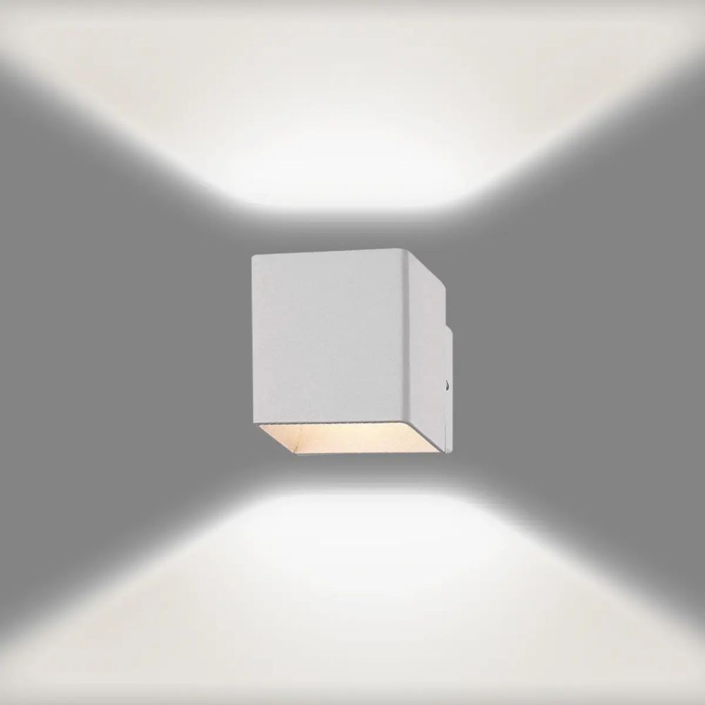 Đèn LED gắn tường 7W Nanoco NBL2891 / NBL2891-6 màu xám bạc