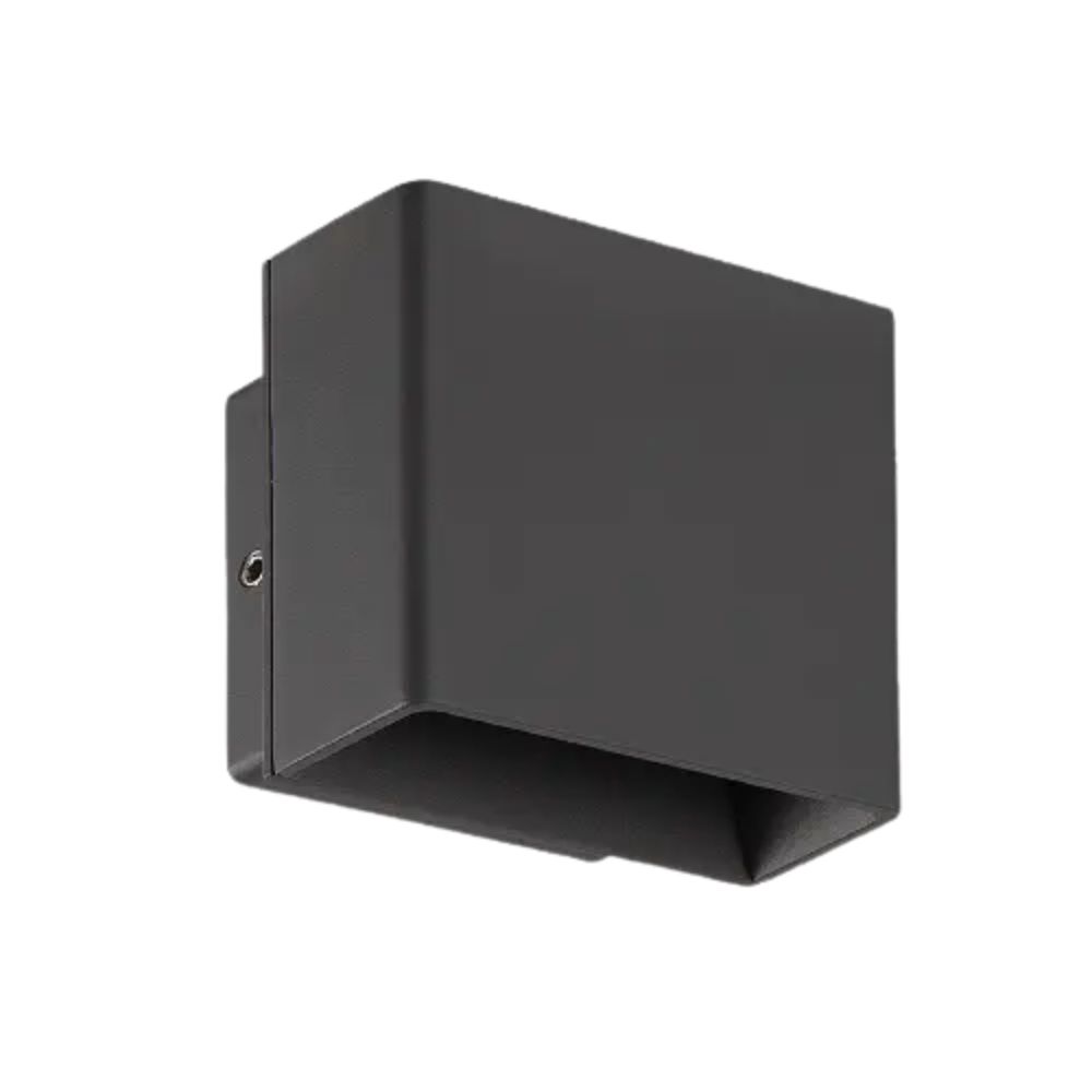 Đèn LED gắn tường 7W Nanoco NBL2891B màu xám đậm