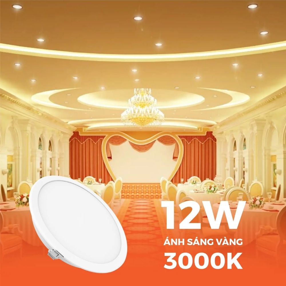Đèn LED Downlight 12W Nanoco NED123S / NED126S Eco Series