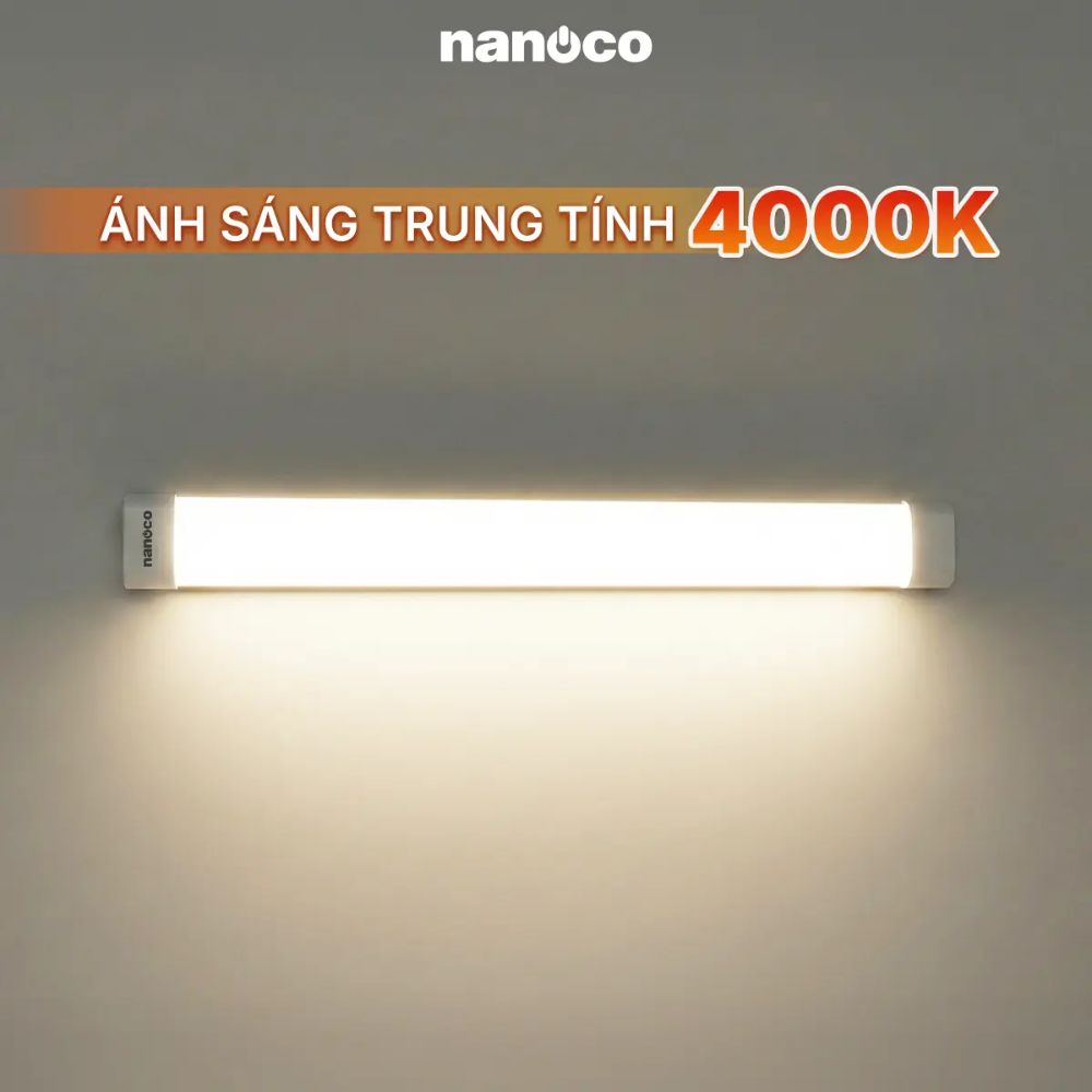 Đèn Led bán nguyệt thân và chóa nhựa PC trắng 50W Nanoco NSHOP