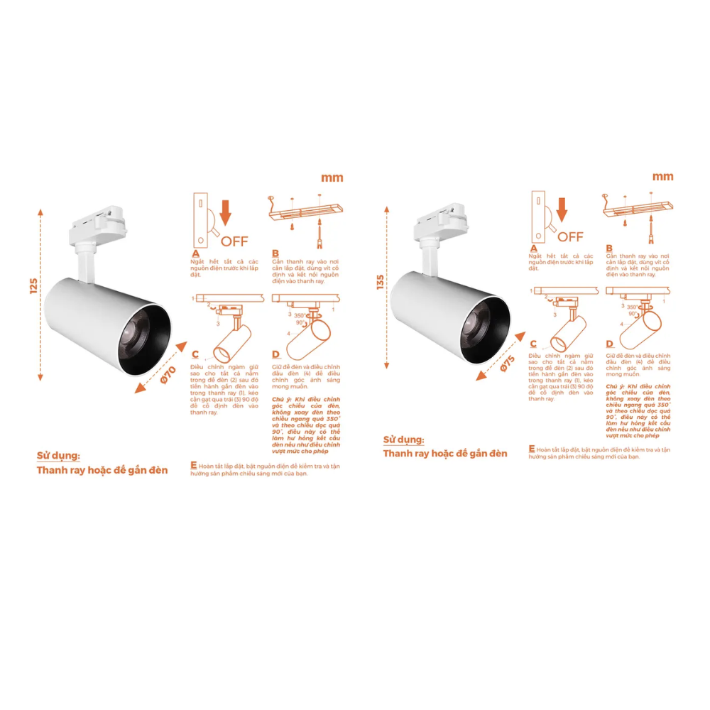 Đèn Led chiếu điểm T2 Eira Serires Nanoco NTRE