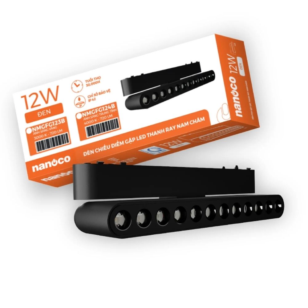 Đèn LED chiếu điểm 12W Nanoco NMGFG123B / NMGFG124B