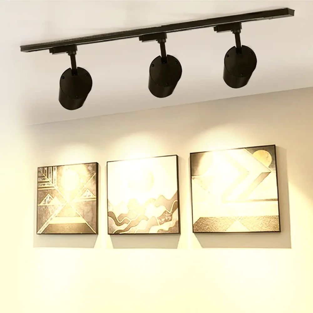 Đèn LED Track Light T2 20W Nanoco NTRE203B Eira Serires màu đen