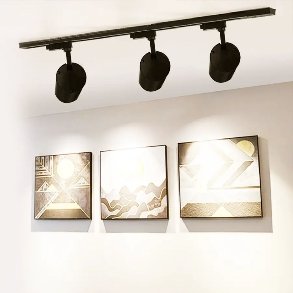 Đèn LED Track Light T2 20W Nanoco NTRE203B Eira Serires màu đen