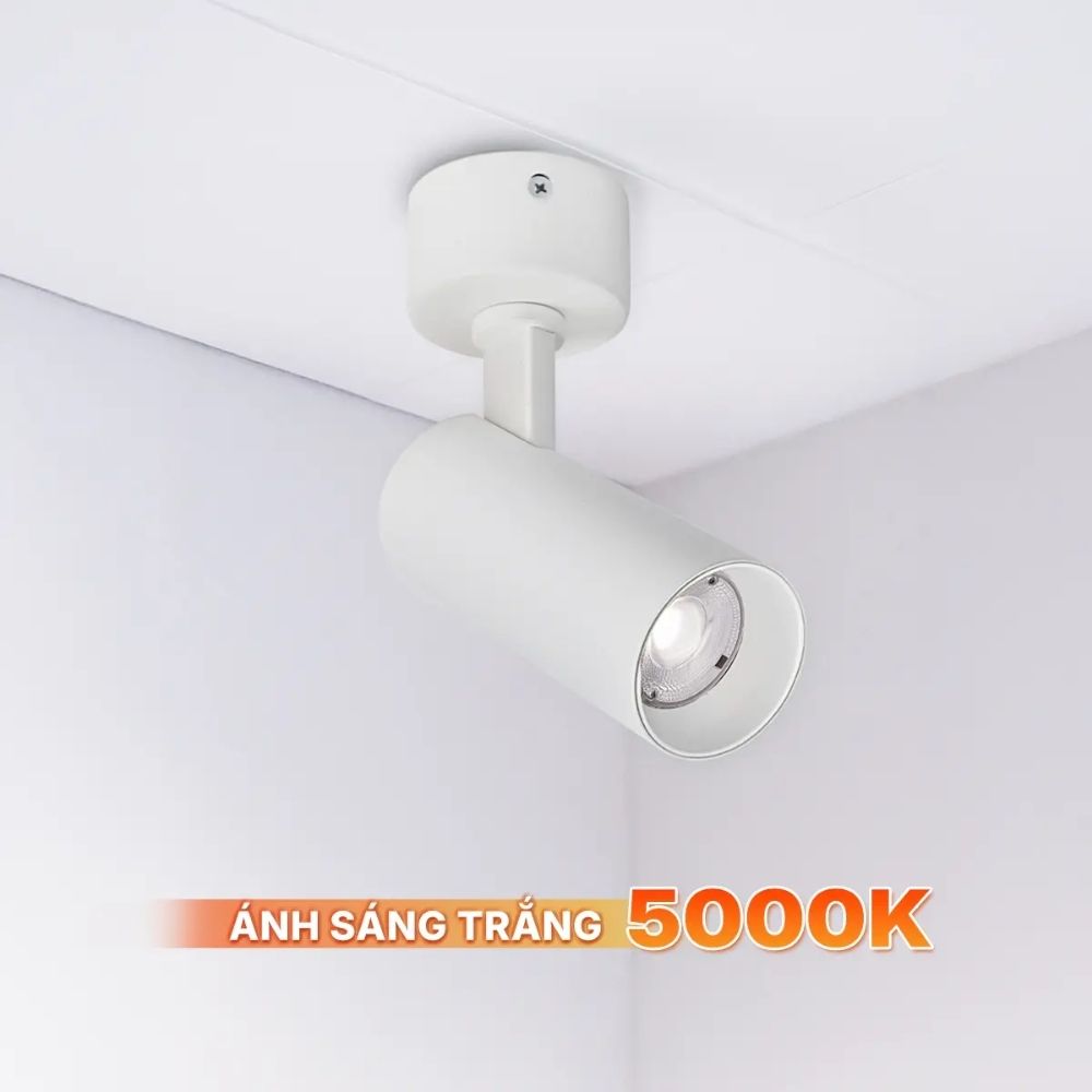 Đèn Track Light T2 10W Nanoco NTRS10 Sora Series màu trắng