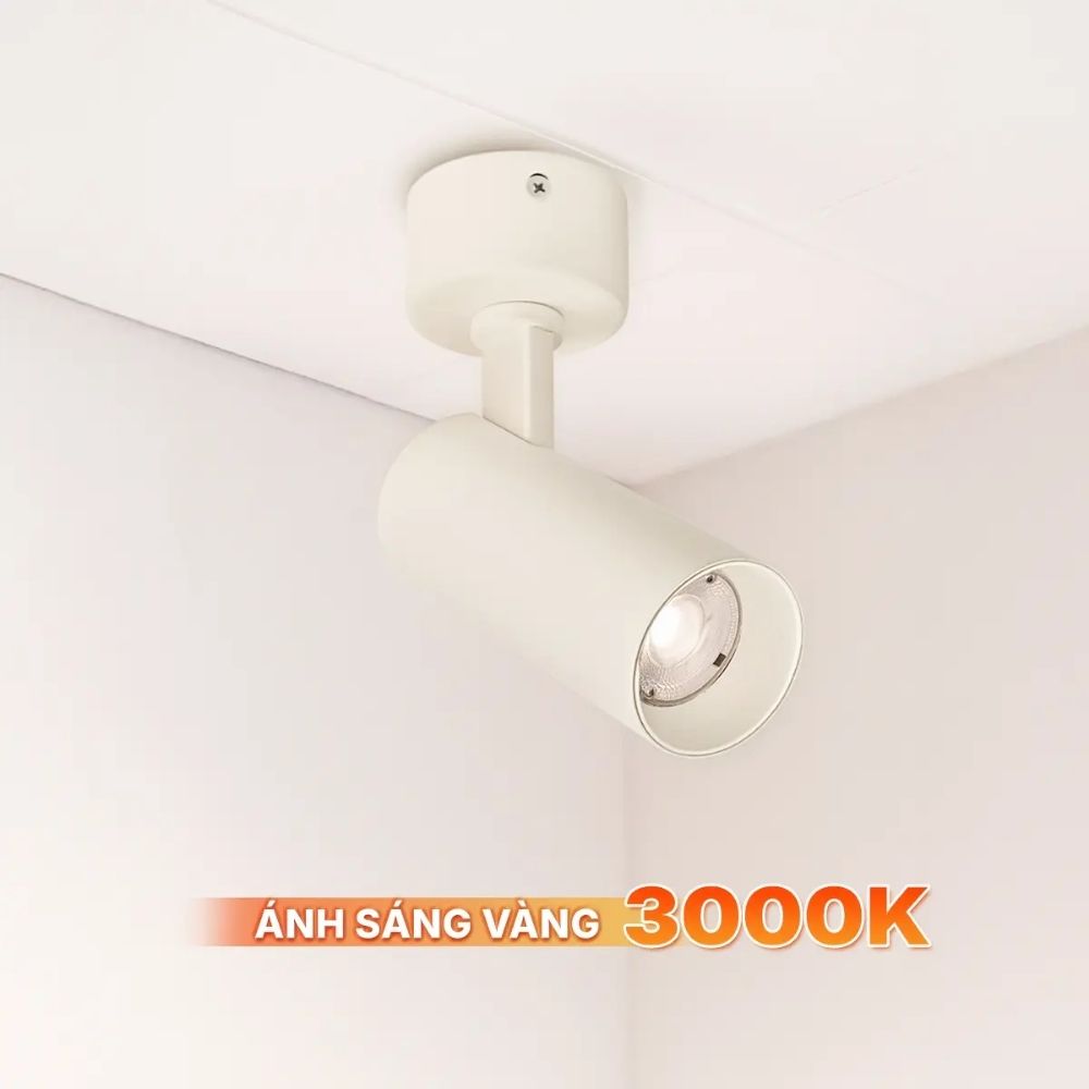 Đèn Track Light T2 10W Nanoco NTRS10 Sora Series màu trắng