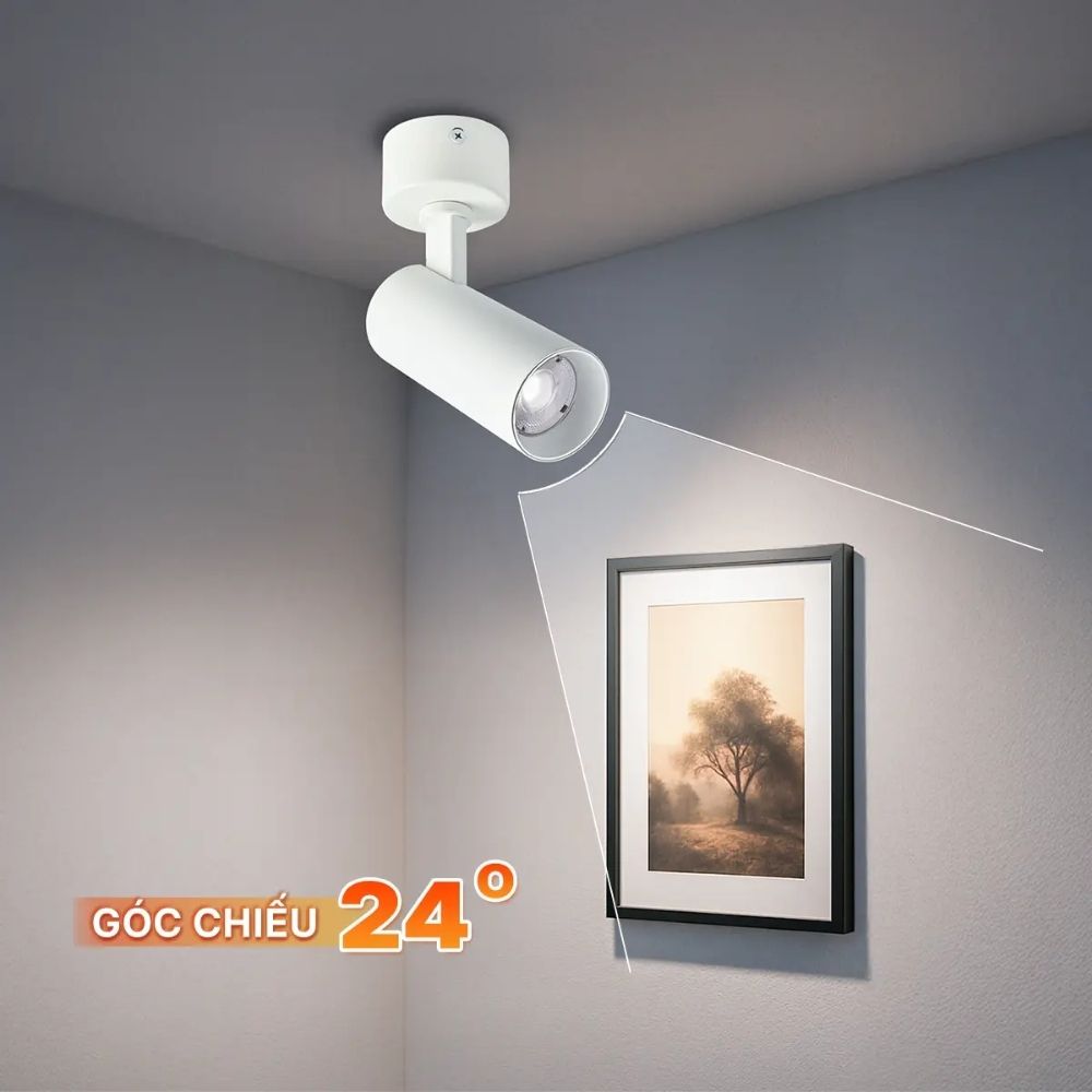 Đèn Track Light T2 20W Nanoco NTRS205W Sora Series 20W màu trắng