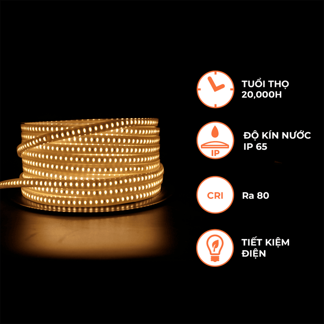 Đèn Led dây ngoài trời 72 chip Led Eris Series Nanoco NSTE072