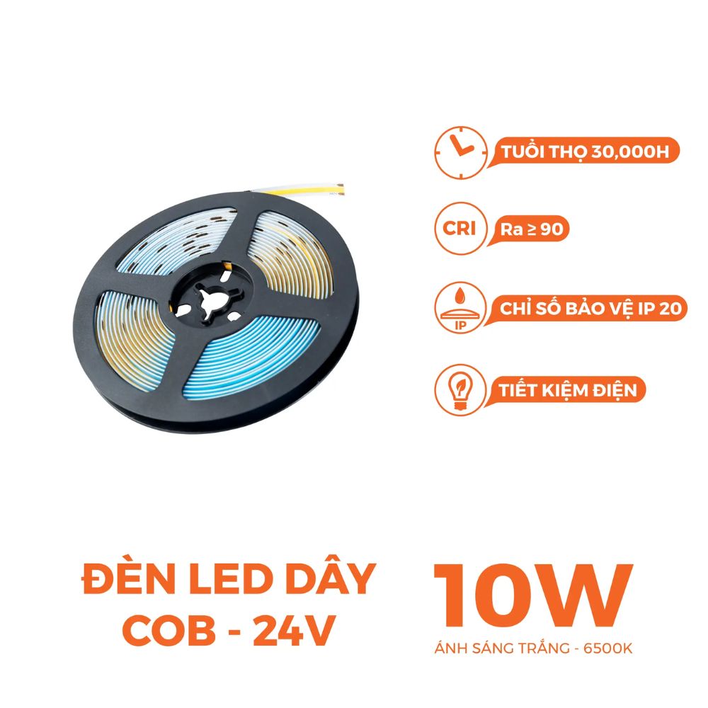 Đèn LED dây COB 10W IP20 Nanoco NSTC320