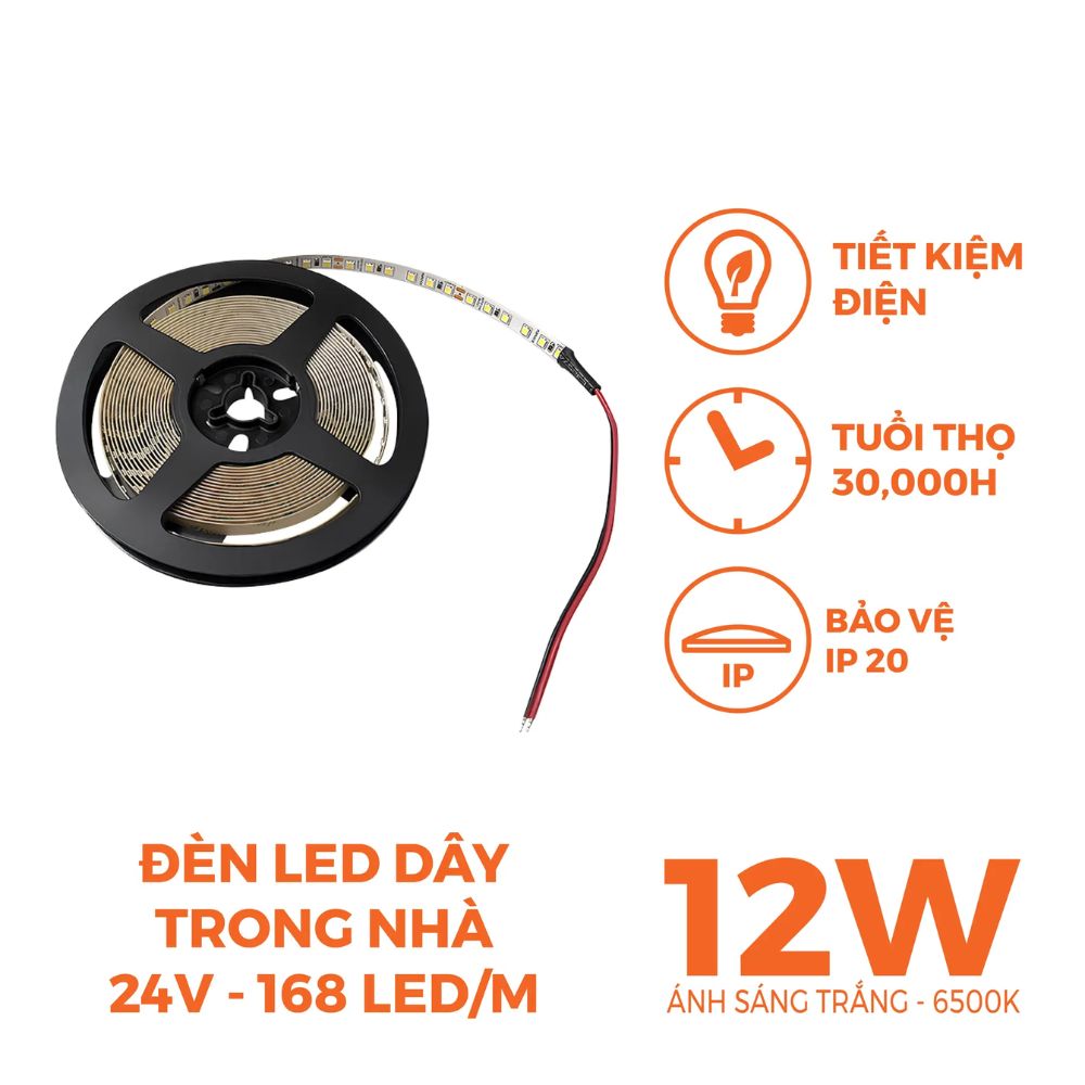 Đèn LED dây trong nhà 12W Nanoco NSTID168