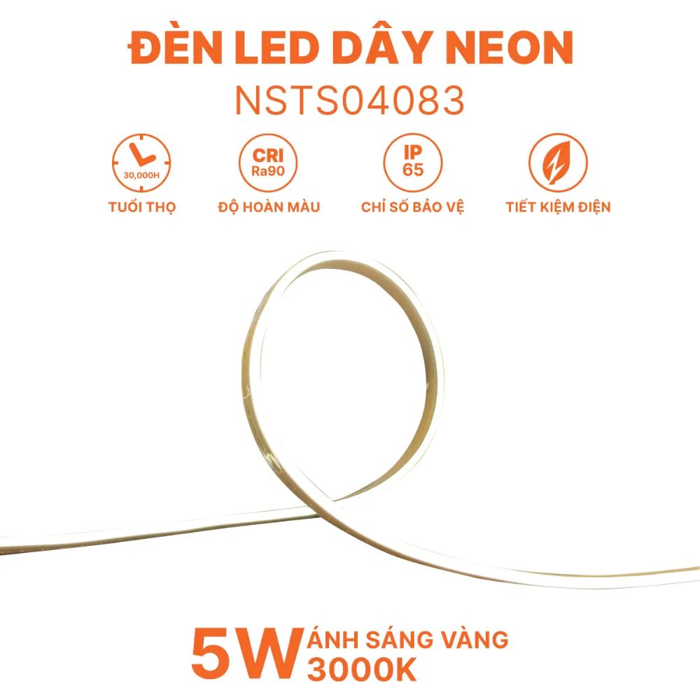 Đèn Led dây neon side bend Nanoco NSTS0408