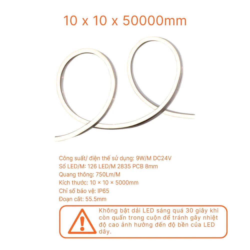 Đèn Led dây neon side bend Nanoco NSTS1010