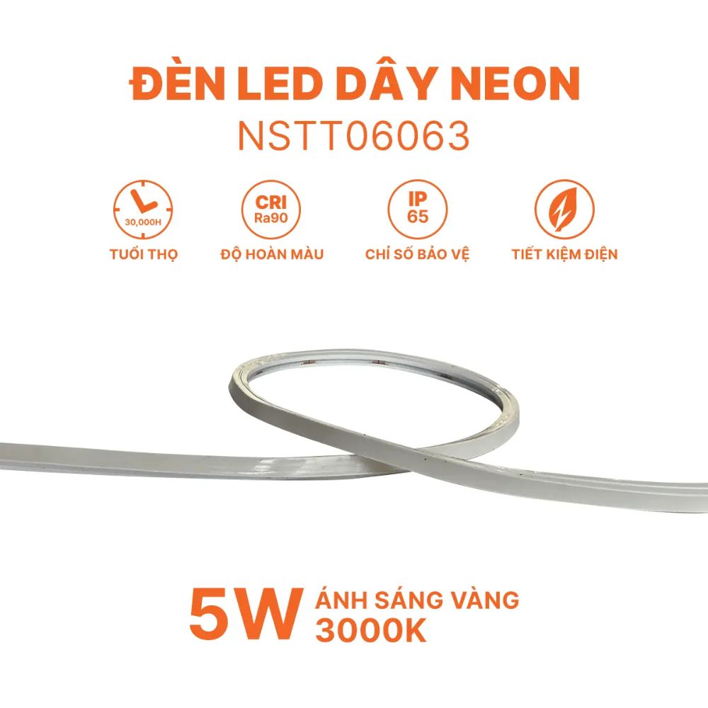 Đèn Led dây neon top bend Nanoco NSTT0606