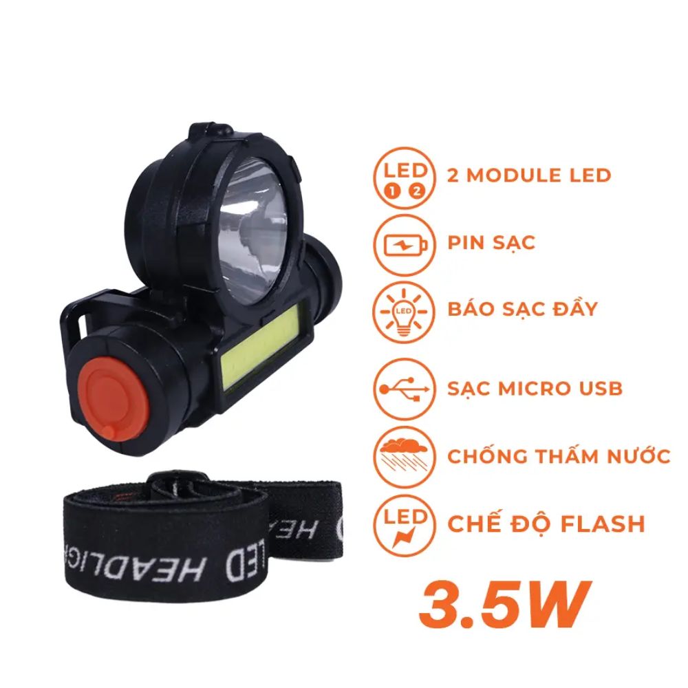 Đèn đội đầu Nanoco NHL0361B