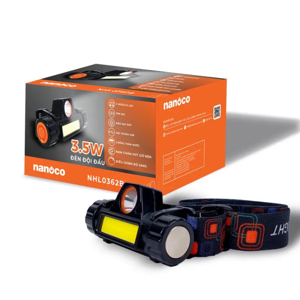 Đèn đội đầu Nanoco NHL0362B