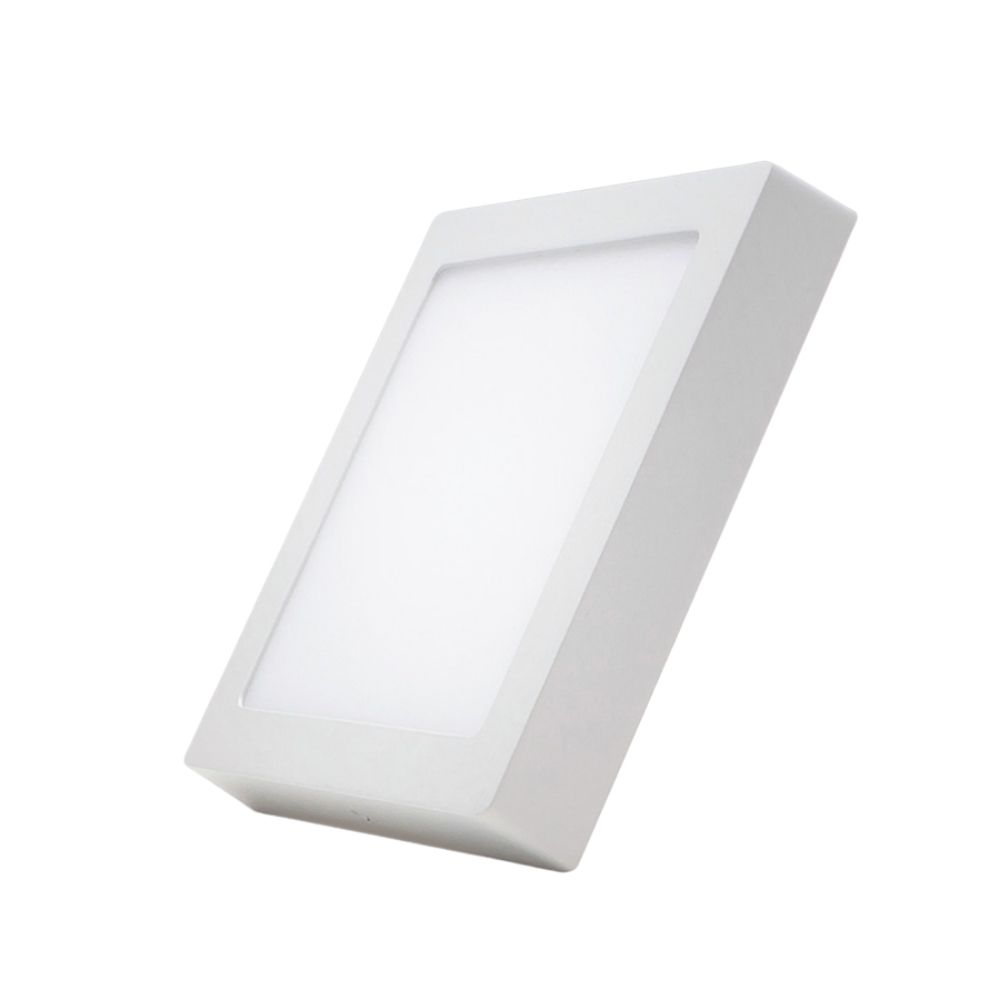 Đèn LED ốp trần nổi vuông 12W Nanoco NPL12 viền trắng